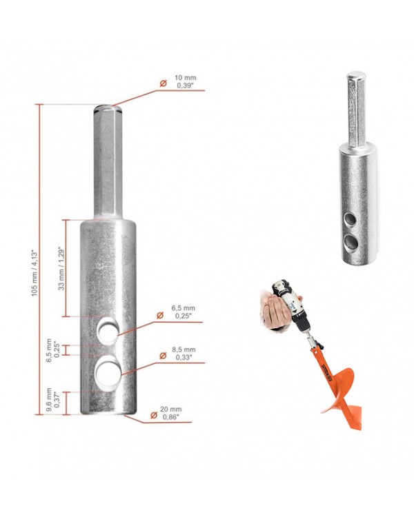 Адаптер под шуруповерт Тонар АШ-03