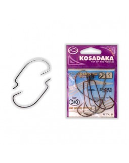 Офсетный крючок KOSADAKA B-SOI (3027BN-3/0)