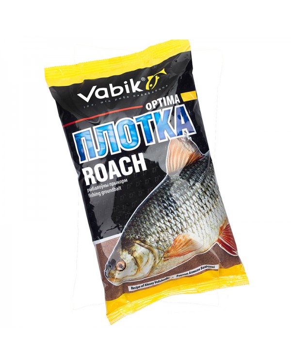 Прикормка Vabik Optima "Плотва" (коричневая) 1кг