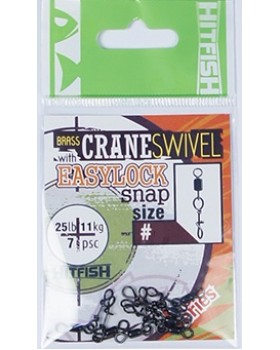 Вертлюг с карабином Brass Crane Swivel with Easylock snap № 2 Вертлюг с карабином Brass Crane Swivel with Easylock snap № 2