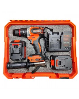Шуруповерт KAIDA 21V 8A (ЗУ, кейс, 2 аккумулятора)