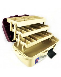 Ящик для рыболовных снастей CAYME 3-Х полочный-foto2