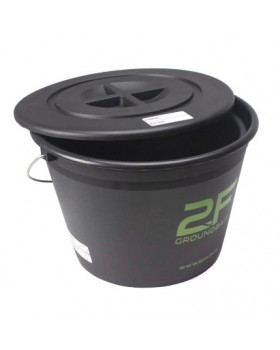 Ведро рыболовное с крышкой и тазом 2F 25 л пластик