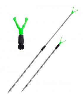 Подставка для удилищ алюминиевая без резьбы Ф-16 120-150 см