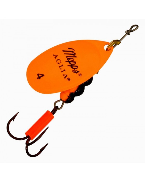Блесна вращающаяся Mepps Aglia Fluo Orange 4