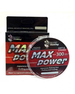 Леска монофильная "Akara" Max Power 300 м. Леска монофильная "Akara" Max Power 300 м.
