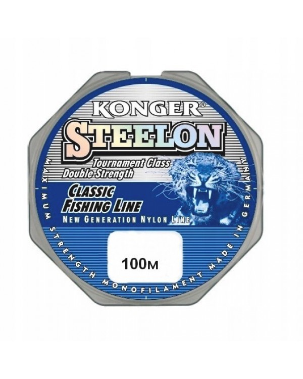 Леска монофильная Konger Steelon 100 м.
