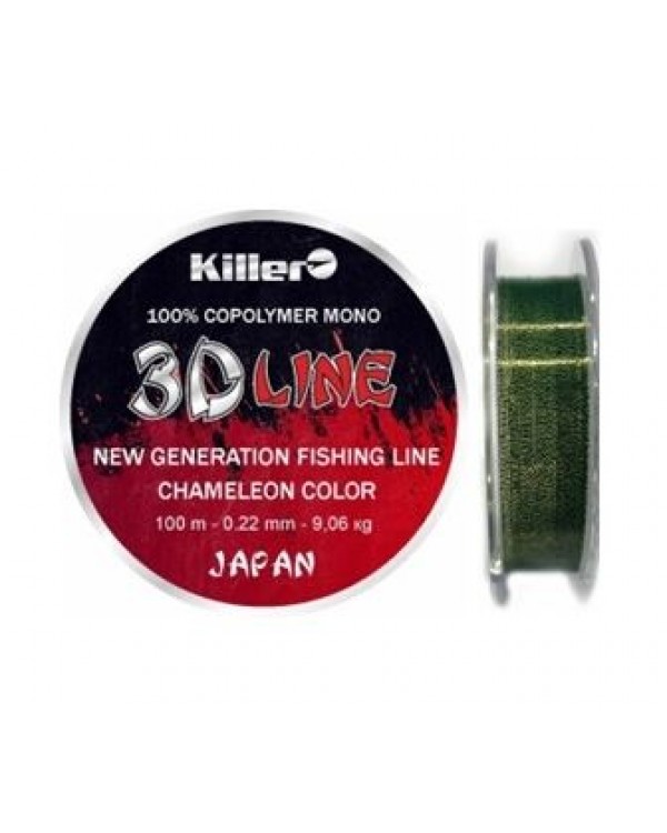 Леска Killer 3D Chameleon 100м