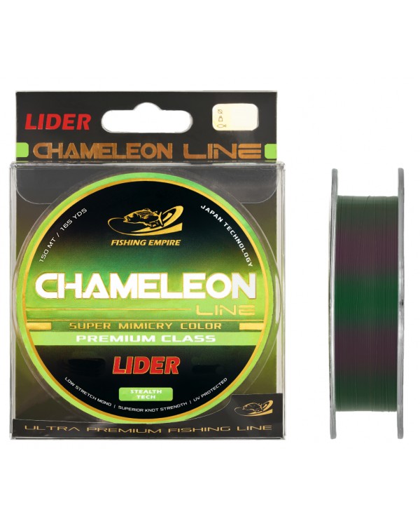 Леска монофильная Lider Chameleon Line 150 м.
