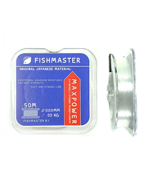 Леска монофильная "FISHMASTER" Maxpower 50 м.