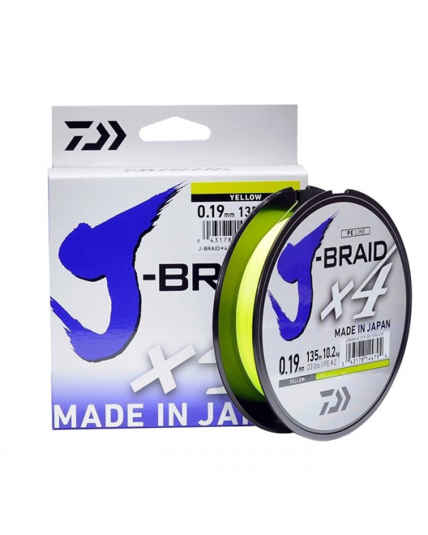 Леска плетёная Daiwa J-Braid X4 135 м.