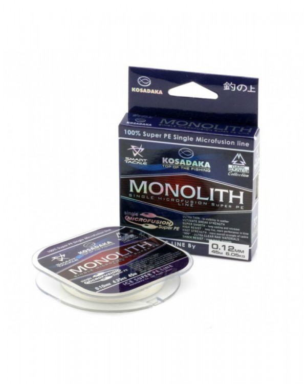 Леска плетёная (зимняя) Kosadaka Monolith 45 м.