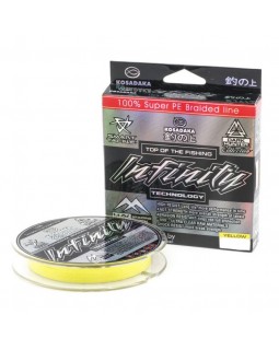 Леска плетёная Kosadaka Infinity 150 м жёлтая Леска плетёная Kosadaka Infinity 150 м жёлтая