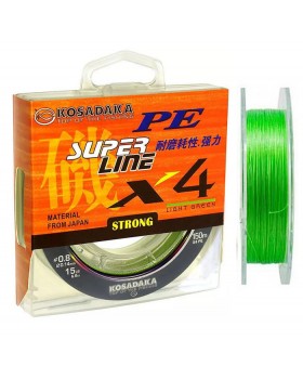 Леска плетёная Kosadaka Super Line PE X4 150 м