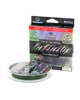 Леска плетёная Kosadaka Infinity 150 м зелёная