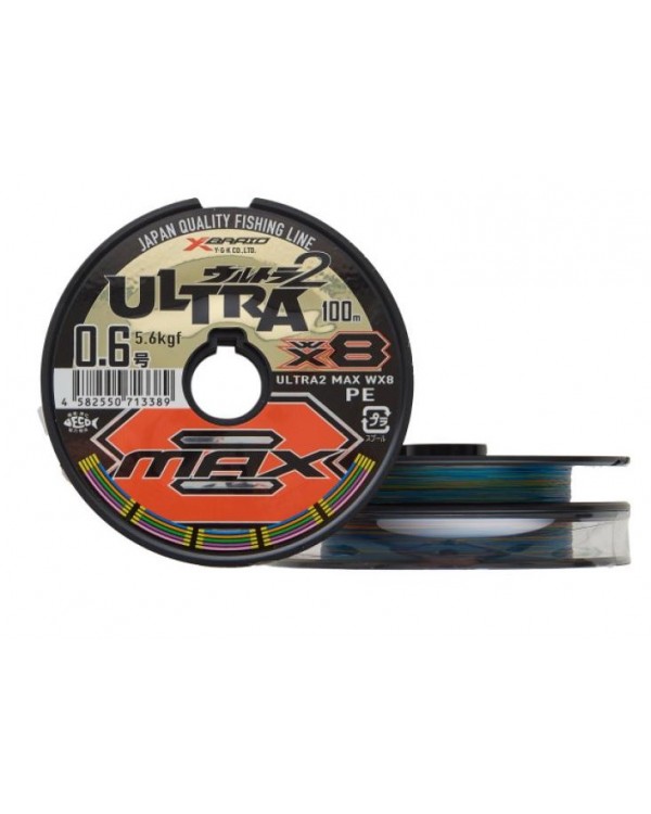 Леска плетёная YGK X-Braid Ultra2 Max WX8 X8 100m