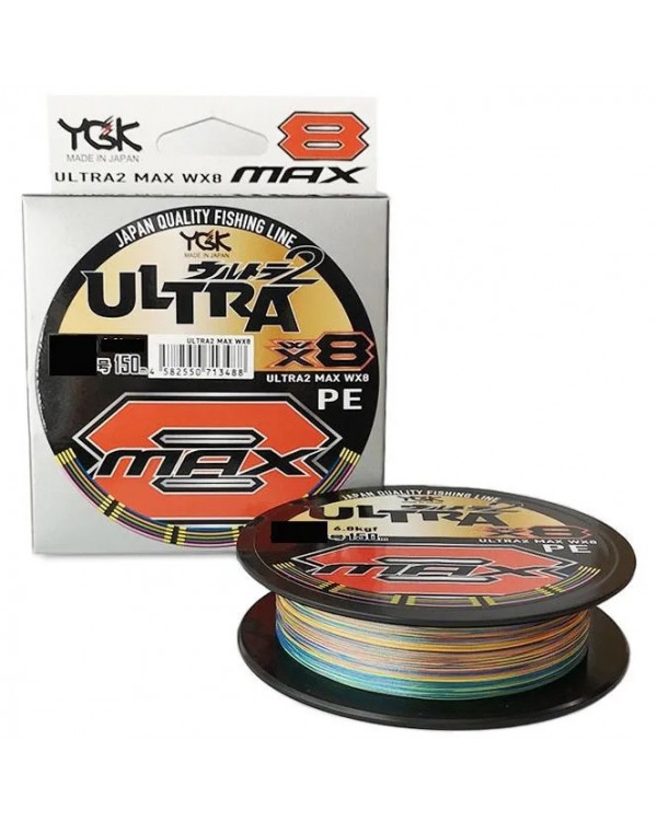 Леска плетёная YGK X-Braid Ultra2 Max WX8 X8 150m