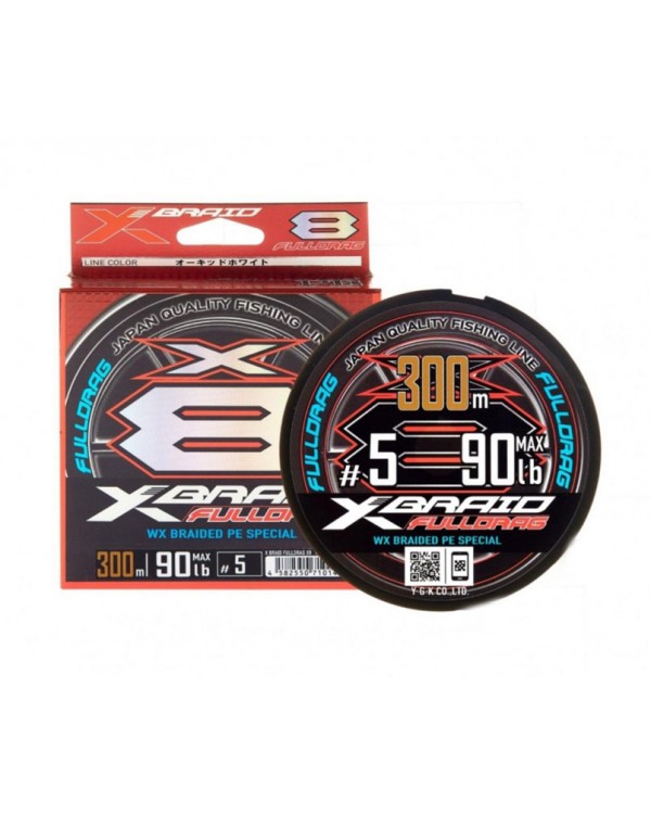 Леска плетёная YGK X-Braid Fulldrag X8 300m