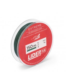 Леска плетёная Fishing Empire Lider Extreme X8 Green 150м-foto3