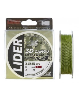 Леска плетёная Fishing Empire Lider 3D Camou X4 125м