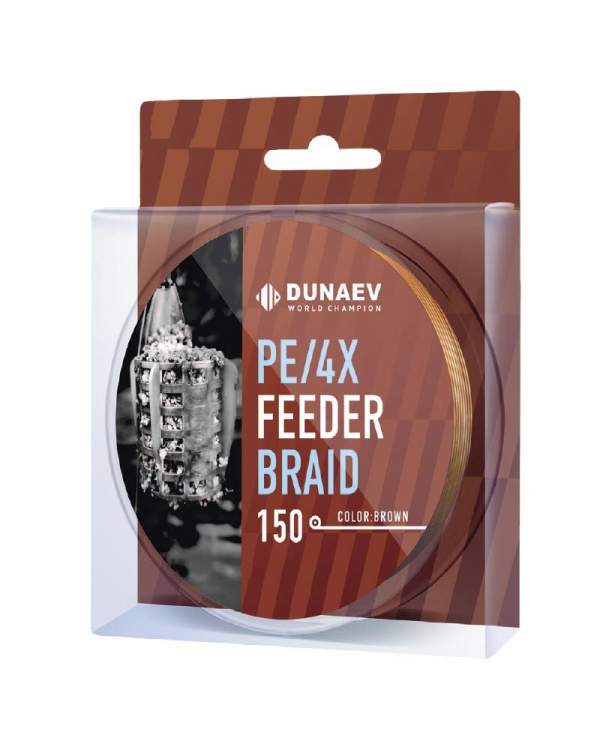 Леска плетёная Dunaev FEEDER BRAID PE X4 150м