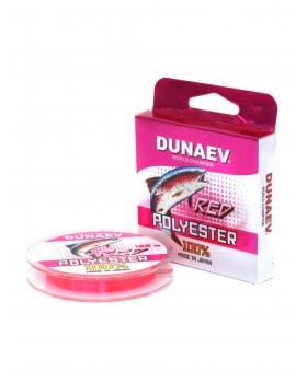 Леска Dunaev Polyester Red 100 м