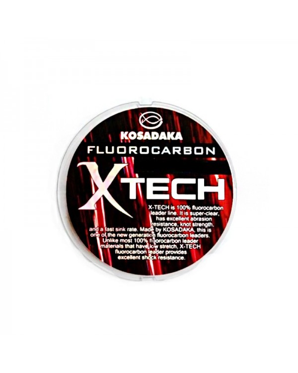 Леска флюорокарбоновая Kosadaka X-TECH 30 м.