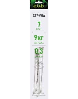 Поводок струна ZUB 7шт Поводок струна ZUB 7шт