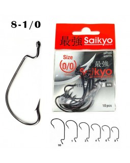 Офсетный крючок Saikyo BS-2312 (№8-1/0) 10шт.