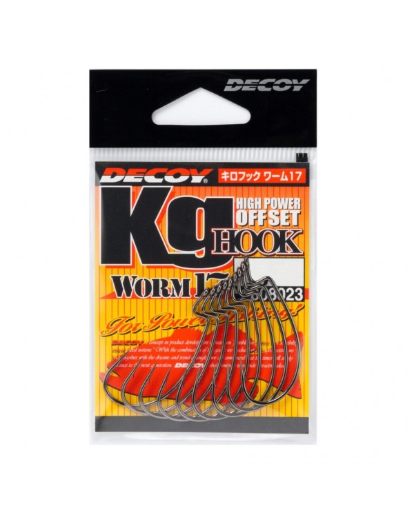 Крючки офсетные Decoy WORM 17 Kg Hook Крючки офсетные Decoy WORM 17 Kg Hook