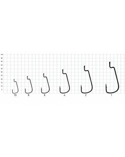 Офсетный крючок Saikyo BS-3324 10шт.-foto2