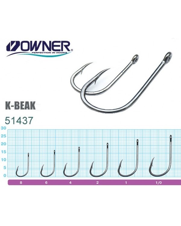 Крючки Owner K-BEAK 51437 Крючки Owner K-BEAK 51437