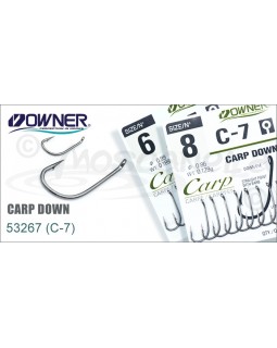 Крючки Owner Carp Down 53267 C-7