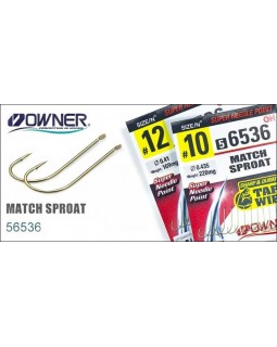 Крючки Owner MATCH SPROAT 56536