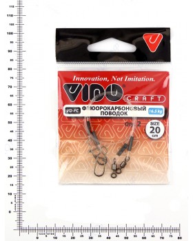 Флюорокарбоновые поводки Vido Craft 2шт