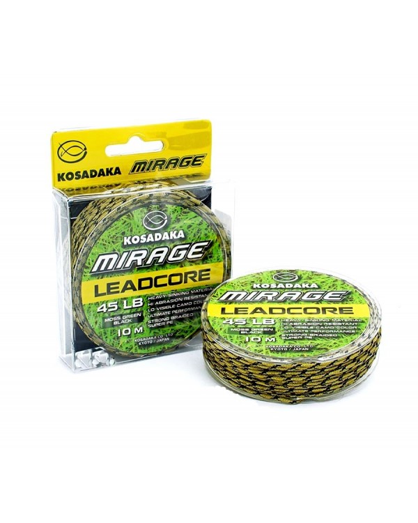Лидкор тонущий Kosadaka Mirage (45lb/20,4кг) 10м 