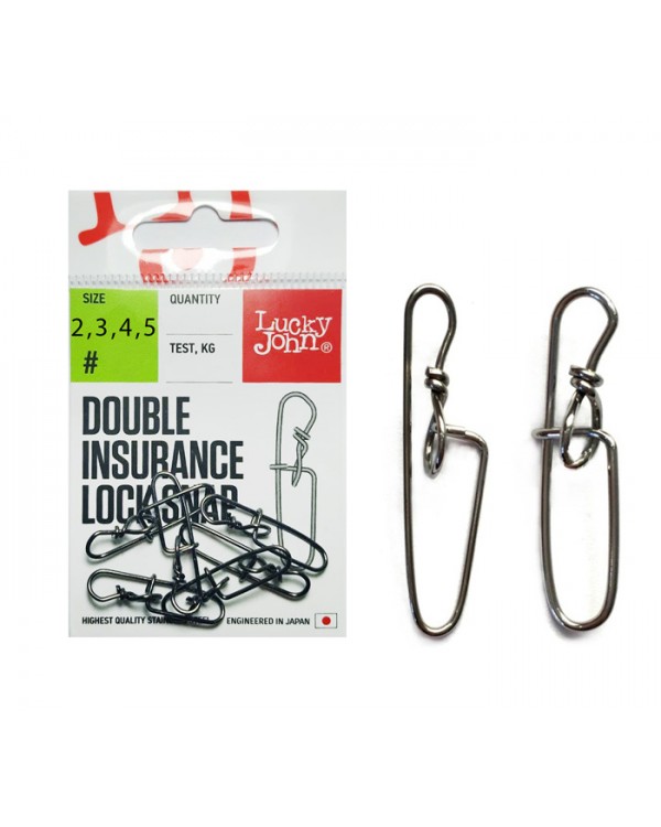 Карабин LJ Double Insurance Lock Snap