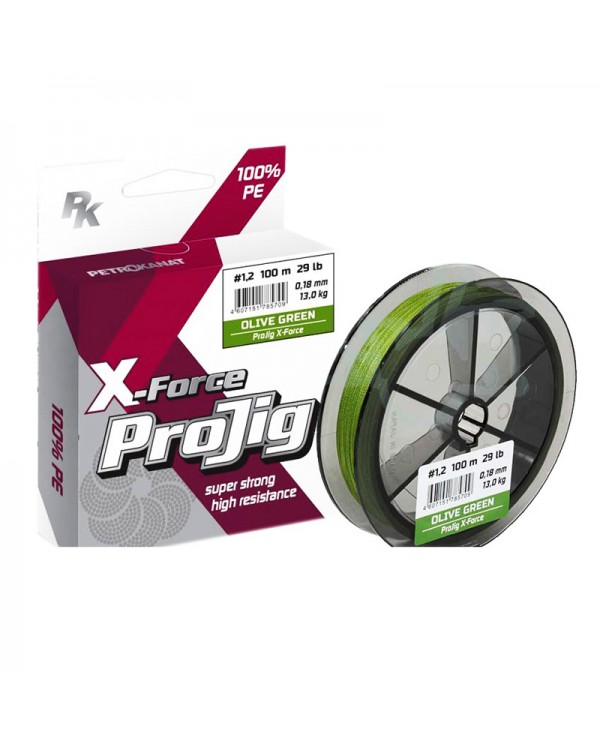 Леска плетёная PETROKANAT ProJig X-Force 150 м.