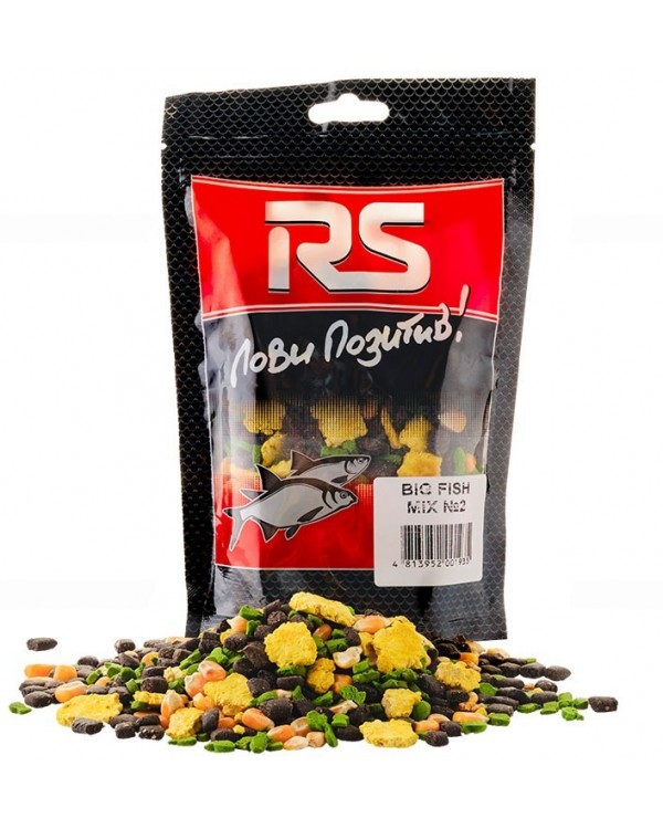 Добавка в прикормку RS Big Fish Mix №2 200г Добавка в прикормку RS Big Fish Mix №2 200г