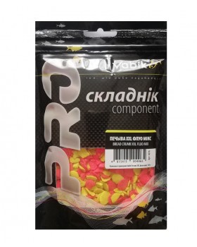 Компонент для прикормки Vabik Pro Печиво XXL флуо микс 150г