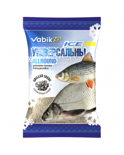 Прикормка зимняя Vabik Универсал Жареные семечки (0.75 кг.)