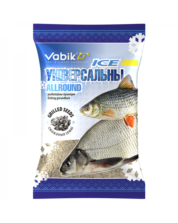 Прикормка зимняя Vabik Универсал Жареные семечки (0.75 кг.)