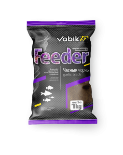 Прикормка Vabik Feeder чеснок чёрный 1кг Прикормка Vabik Feeder чеснок чёрный 1кг