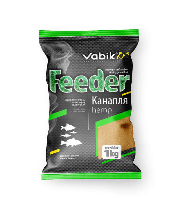 Прикормка Vabik Feeder конопля 1кг