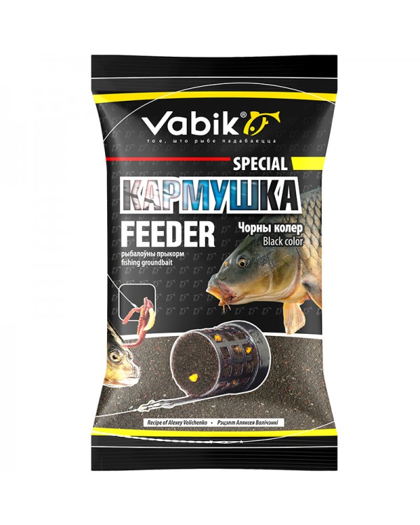 Прикормка Vabik Special Фидер Чёрный 1 кг