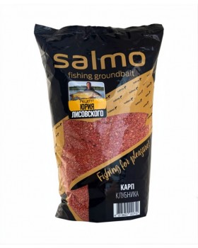 Прикормка Salmo Карп Клубника 1кг рецепт Юрия Лисовского