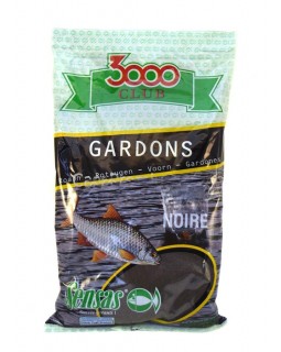 Прикормка Sensas 3000 Club Gardons noire (Плотва чёрная) 1 кг