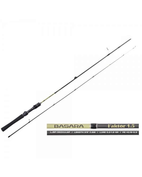 Спиннинг Lucky John Basara FAKTOR 168см 0.2-1.5г
