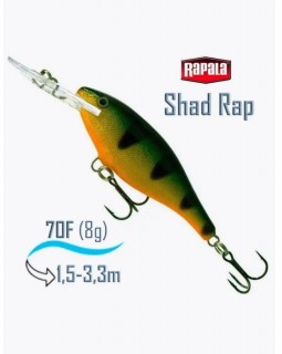 Воблер RAPALA Shad Rap SR07F-foto2