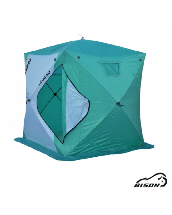 Палатка зимняя куб Bison Legend 2 трехслойная (2.00х2.00х2.10м)